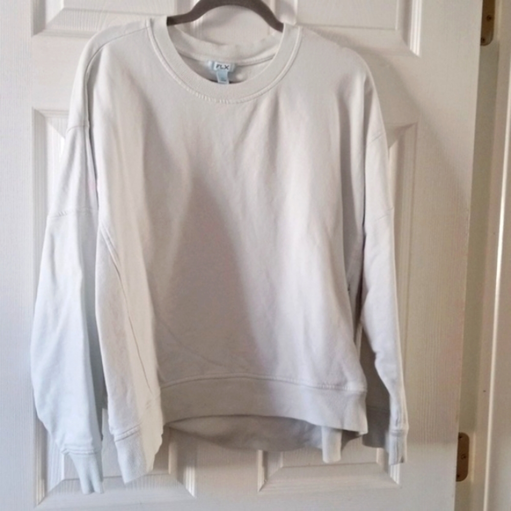 FLX Seafoam Colored Scoop Next Sweater Size:2x